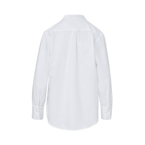 Women's Adaptive Magnetic Button Classic White Blouse