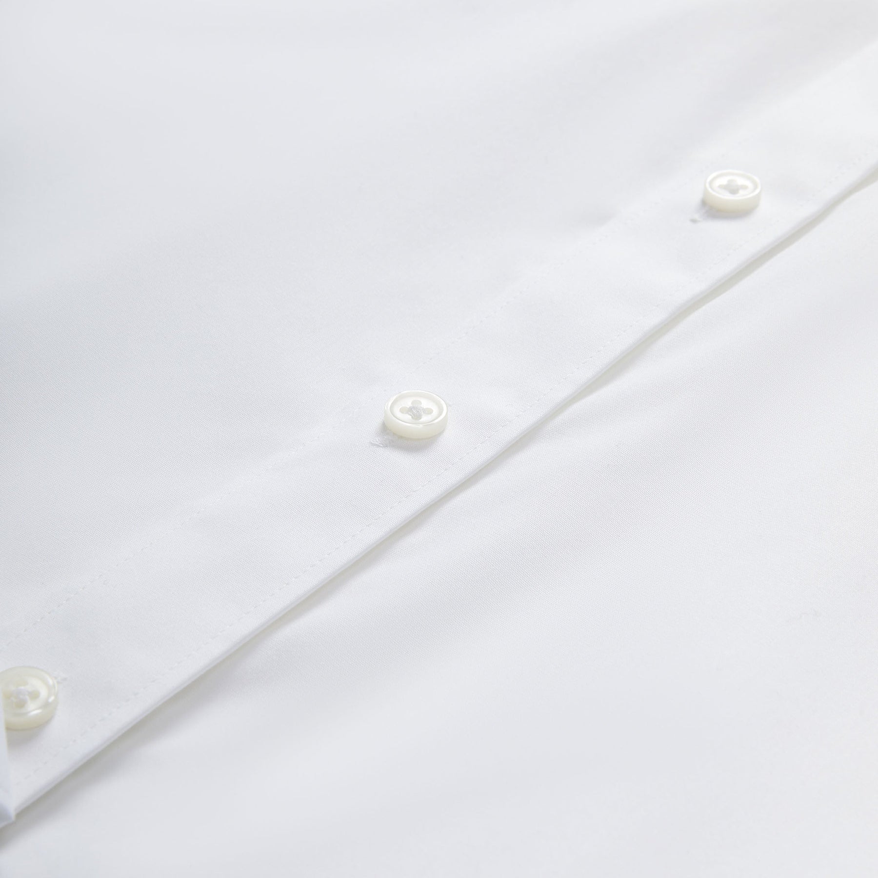 Women's Adaptive Magnetic Button Classic White Blouse