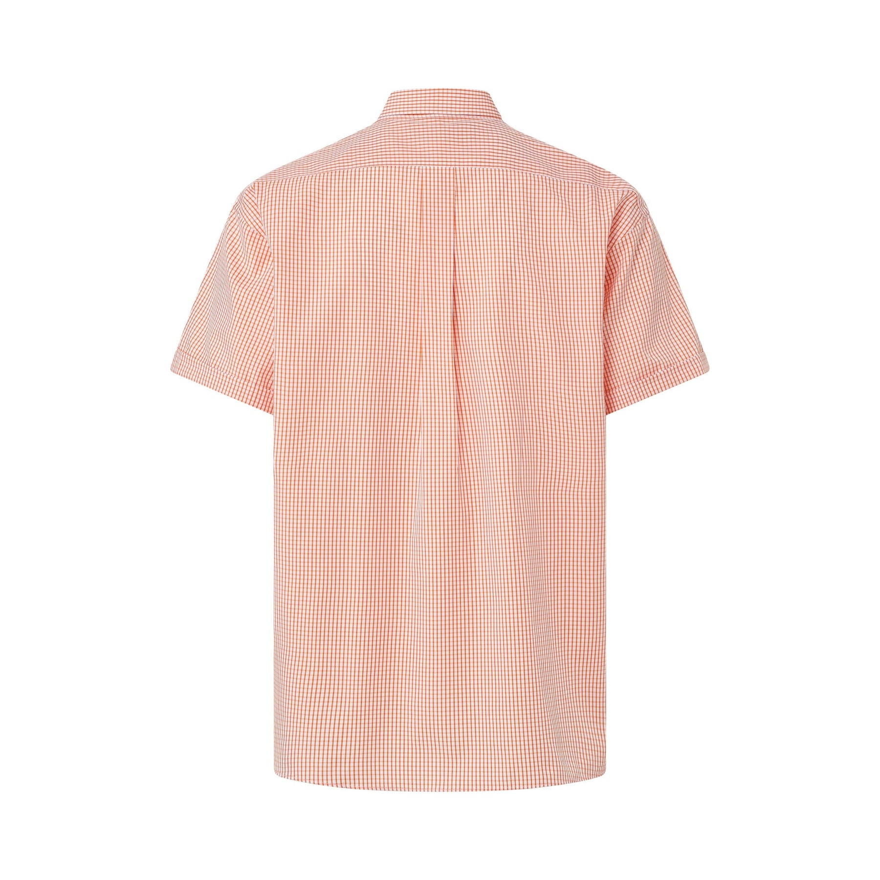 "Heights" Short-Sleeve Button-Down Collar Cotton Shirt with Magnetic Closures