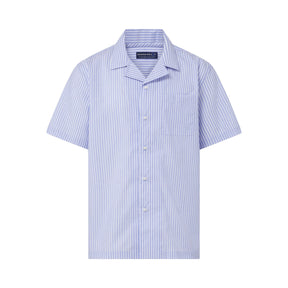 "Landry" Short-Sleeve Untucked Camp Casual Shirt with Magnetic Closures