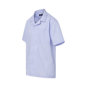 "Landry" Short-Sleeve Untucked Camp Casual Shirt with Magnetic Closures