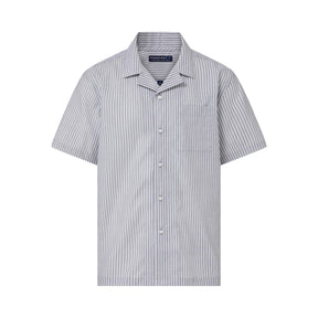 "Landry" Short-Sleeve Untucked Camp Casual Shirt with Magnetic Closures