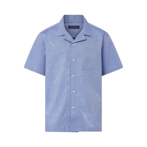 "Landry" Short-Sleeve Untucked Camp Casual Shirt with Magnetic Closures