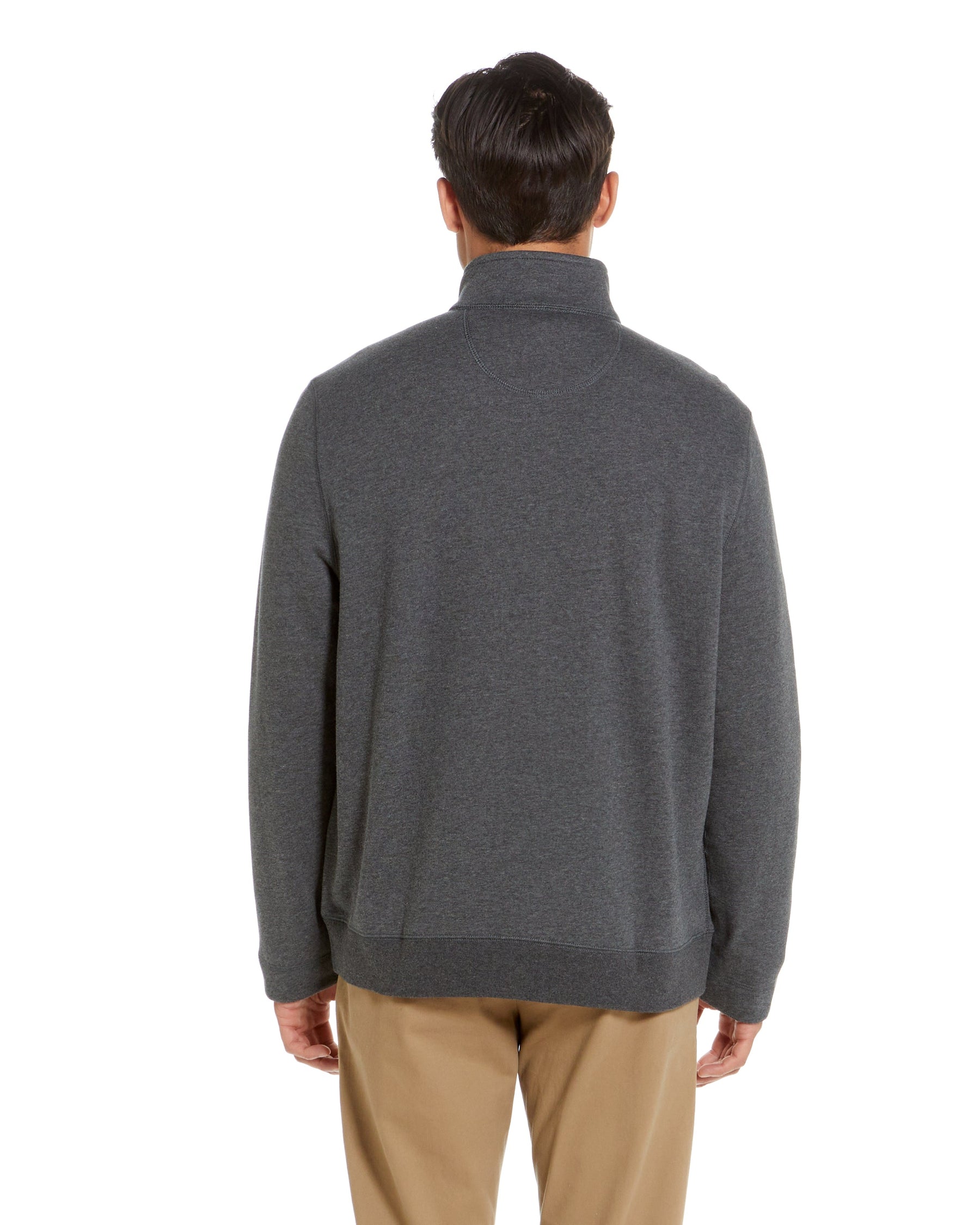 "Dillon" Long-Sleeve Knit Fleece Jacket with Magnetic Closures