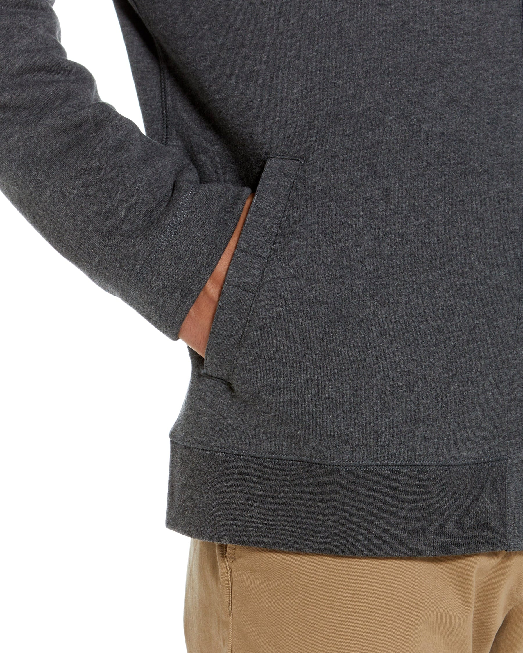 "Dillon" Long-Sleeve Knit Fleece Jacket with Magnetic Closures